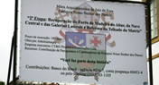 Restauração de patrimônio histórico, cultural e religioso, do forro interno, paredes e afrescos da Paróquia Nosso Senhor dos Passos em Rio Preto – MG